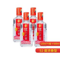 泸州老窖 头曲4瓶125毫升