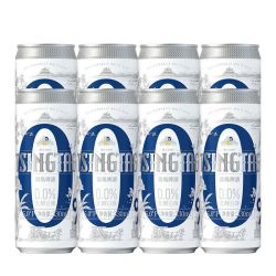 青岛啤酒 无醇白啤330ml*8听  啤酒