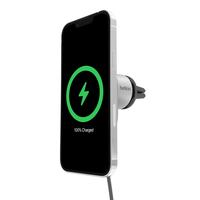 贝尔金 15W磁吸Qi2快充 USB-C车载无线充电器 灰色