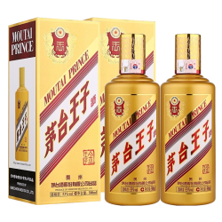茅台 金王子 2024年 53%vol 酱香型白酒 500ml*2瓶 双支装