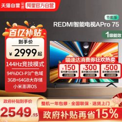 小米 REDMI 红米 A 2025款 L75MA-RAE 液晶电视 75英寸 4K