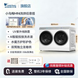 小天鹅 迷你小乌梅系列 TNDD20-08AIDE 迷你洗烘一体机 2kg 瑾瑜蓝