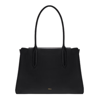 FURLA MERIDIANA系列 牛皮 黑色 大号 女士手提包