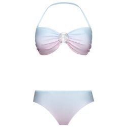 范德安 时尚系列分体泳衣 女士比基尼 人鱼姬色 S/M/L