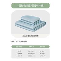 百丽丝 冰玉丝可水洗凉感 A类防滑 150*200cm三件套 冰丝席