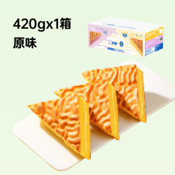 都遇 虎皮三角蛋糕面包 420g*1箱