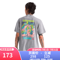 北面 Expedition环保印花宽松短袖T恤 NF0A8D6P CQO-经典浅麻灰 L