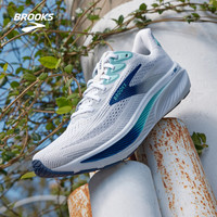 BROOKS Ghost 幽灵 17 跑鞋男女款缓震跑步鞋百搭运动鞋 男款 白色/航标蓝/伊帕内玛蓝 45