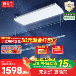 邦先生 L22pro 隐形超薄 星空灯照明 双控晾晒电动晾衣架