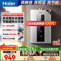 海尔 Haier）燃气热水器天然气零冷感一级恒温一级静音