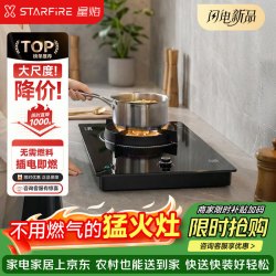 星焰电火电焰灶3000W大功率等离子以纯电生明真火灶 家用户外商两用 电火灶（无需燃气 节能环保）