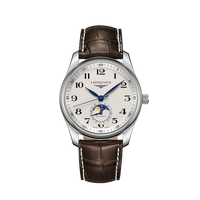 LONGINES 【准新品】【男神同款】瑞士手表 名匠系列月相腕表 鳄鱼皮表带 男士机械表L29094783