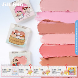 JILL LEENX蜡笔小新新品联名款奶雾腮红膏提亮长久持妆