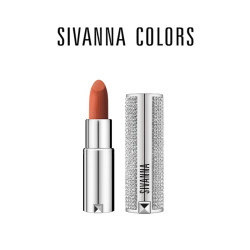 SIVANNA COLORS 泰国思薇娜SIVANNA COLORS钻石星空慕斯口红银管雾面