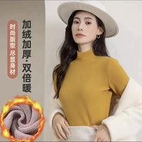 门店199!韩版修身无痕超保暖奥粒绒打底衫