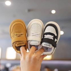Sportmern小童春秋软底小白鞋幼儿运动休闲学步鞋婴儿透气儿童鞋