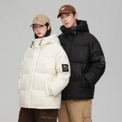 雪中飞 男女款立领保暖羽绒服