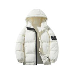 雪中飞 短款立领保暖羽绒服 米色 L 175/92A