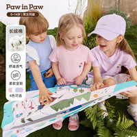 Paw in Paw 2026夏季卡通小熊宽松短袖T恤