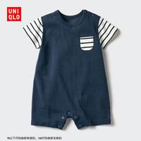优衣库 婴幼儿爬爬服 藏青色 90cm 连体衣