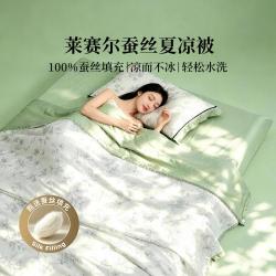 多喜爱 100%蚕丝被春秋被莱赛尔夏凉被空调被可机洗被子家用被芯送礼