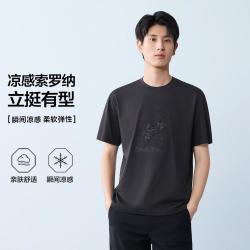 SEVEN 男士2026新品短袖T恤休闲圆领舒适上衣男