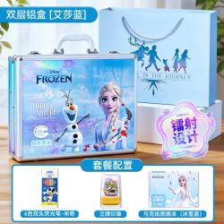 迪士尼 儿童绘画工具套装绘画礼盒小学生绘画女孩画画笔水彩笔生日礼物