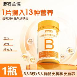 NUTREND 诺特兰德 多种维生素B族片男女士运动耐力类维生素b1b2b6咀嚼片正品
