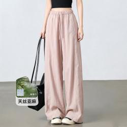 I.T UDG女士冰丝轻薄长裤莱赛尔宽松潮流休闲裤女