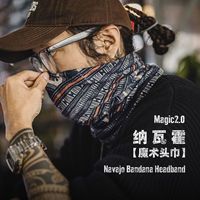 马登 工装纳瓦霍魔术头巾围巾帽子护脖百搭多功能头面罩户外遮脸男 纳瓦霍