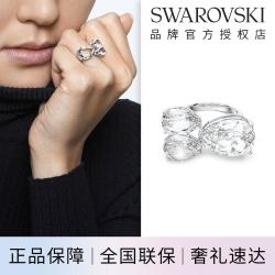 施华洛世奇 大颗粒仿水晶戒指指环女精致时尚个性高级感轻奢夏日生日礼物女