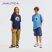 NAUTICA 美式儿童SKIN丝光棉短袖T恤 多色可选