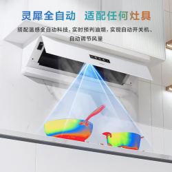 老板（Robam）灵犀烟灶联动油烟机抽油烟机家用大吸力吸油烟机29风量真平嵌纳米抗污