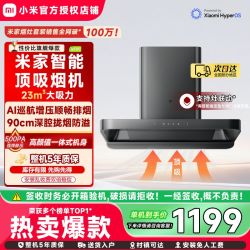 小米 米家米家智能欧式S2烟机大吸力家用厨房免洗自清洁挥手开机