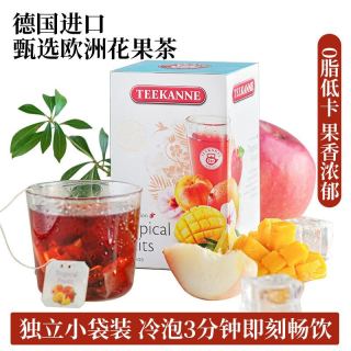 Teekanne 德国进口芒果味冷泡水果茶叶 玫瑰茄洛神花果茶袋泡茶包 多口味