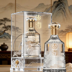 五粮浓香 五粮液 水晶瓶白酒 52度500mL2瓶