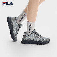 FILA 官方老爹鞋女鞋休闲鞋2025夏季新款厚底鞋运动鞋 烟绿/月光灰-SA 37.5