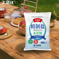 美康达 未加碘精制食用海盐 220g*12袋