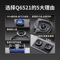 中燃宝 JZT-Q6521 5.2KW猛火防干烧 天然气 双灶燃气灶