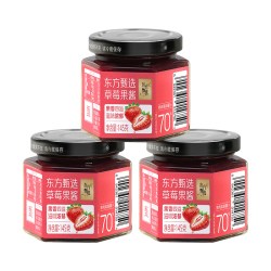 东方甄选 草莓果酱 145g×3瓶