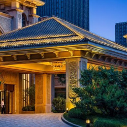 西安星河湾酒店 中庭园景双床房（180°园林景观