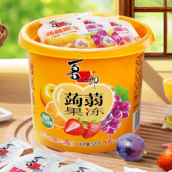 喜之郎 蒟蒻果冻桶 520克每桶26小包