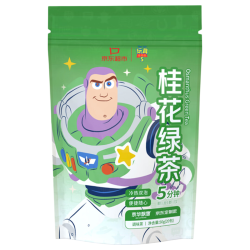 京华 玩具总动员茉莉花茶茉莉飘雪桂花绿茶冷泡茶独立包装2.5g*20包