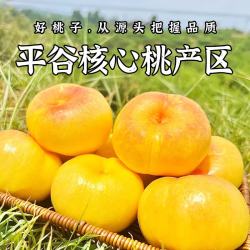 端荟 平谷黄油蟠桃 4斤 单果150g起 礼盒装