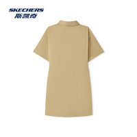 SKECHERS斯凯奇 女子梭织连衣裙 立领正肩 运动短裙