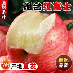 红富士栖霞苹果 净重4.5斤
