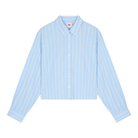 Levi's李维斯 女士条纹衬衫 浅蓝色 M