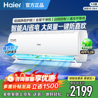 海尔 KFR-35GW/01KBB81U1 一级能效 白色 1.5匹 壁挂式空调