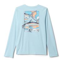 哥伦比亚 PFG Fish Shine Graphic 男童长袖T恤 8-20岁