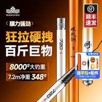 汉鼎 螺纹钢三代 超轻硬 6.3m 台钓竿